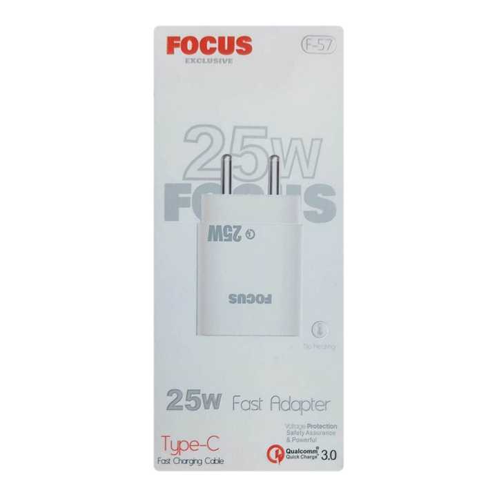 Focus F-57, Fast Charger, Mi Turbo Charge, VooC and Quick Charge Supported