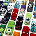 DISICHEN Original 1 Pair New Anime Marvel Men Socks Long Sock Knee-High Couples cosplay Sock Personality Hip Hop Harajuku Funny Sock for Women. 