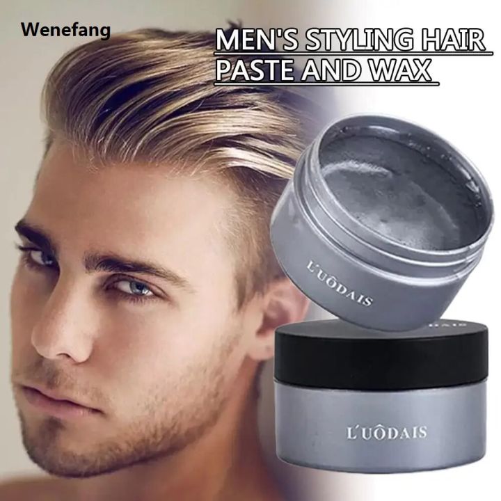 Wenefang 100g/1pcs Anti-Hair Loss Hair Styling Nourishing Wax Fashion For Curly Black man Strong Layered Style Hair Gel