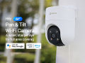 H8C Pro 8mp | 4K Resolution,Color Night Vision | 360° Panoramic Coverage | Two Way Talk | Weatherproof Design | Active Defense with Siren and Strobe Light¹ | Auto-Zoom Tracking. 