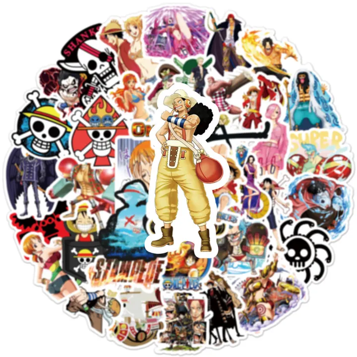 Artsy%20Home%2025/50/100%20Pcs%20One%20Piece%20Anime%20Stickers%20for%20Laptops%20and%20Skateboards%20Cellphone%20Guitar%20-%20Image%206