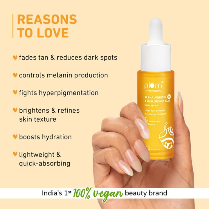 Plum%202%25%20Alpha%20Arbutin%20&%20Hyaluronic%20Acid%20Face%20Serum%20for%20Tan%20Reduction%2030%20ml%20-%20Image%202