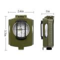 Multifunctional Lensatic Compass, Waterproof Military Grade Tactical Navigation Compasses Survival Emergency Luminous Sighting Compass For Hiking Camping Hunting Boy Scout. 