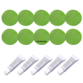 5 Sets Professional Inflatable Boat Repair Kit Pvc Material Adhesive Patches Glue For Sofa Air Matteress Swimming Pool. 