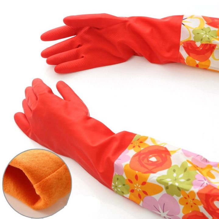 2%20Pairs%20Long%20Cuff%20Waterstop%20Dishwashing%20Cleaning%20Household%20Latex%20Gloves%20-%20Image%203