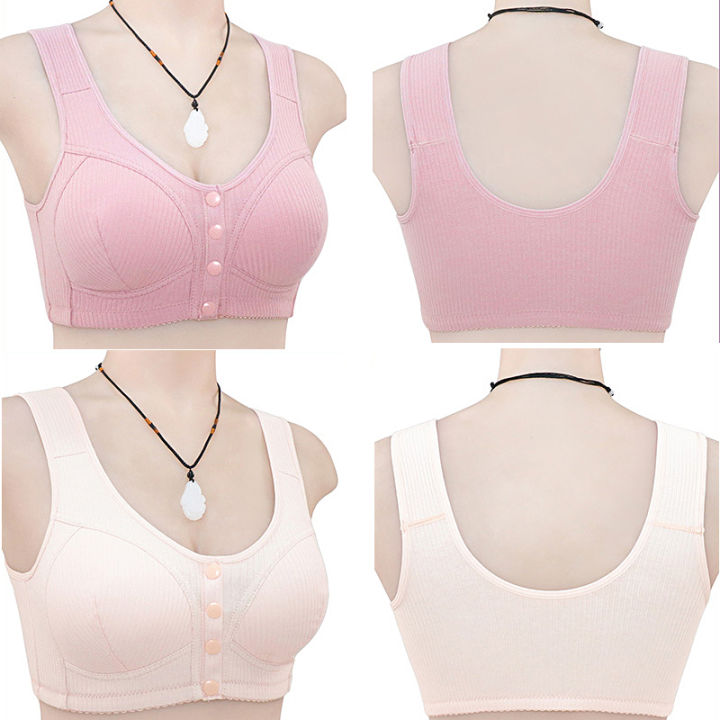 42%20Big%20Daily%20Women%20Middle-Aged%20Vest%20Sling%20Bra%20Women's%20Bra%20High%202025%20Quality%20Cotton%20Front%20Buckle%20Soft%20Lingerie%20Bust%204446BC%20Cup%20-%20Image%202
