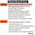 durableWatch GTh4/5/5 Galax Ring for Samsung Silicone Sport Hand IP-U-S Amazf/ 22 mm 20 mm Meter Strap for it GTS/GTR/B/stratos 2 3y Watcpro Warwick. 