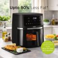 Glen Digital Air Fryer 4.2 Litre Capacity with 8 Pre Set Menu Timer, Temperature Control, 1350W -Black (SA3061DIGI). 