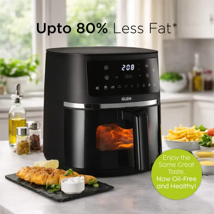 Glen%20Digital%20Air%20Fryer%204.2%20Litre%20Capacity%20with%208%20Pre%20Set%20Menu%20Timer,%20Temperature%20Control,%201350W%20-Black%20(SA3061DIGI)%20-%20Image%203