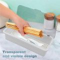 Flatware Tray, Utensil Storage with Lid Plastic Cutlery Tray, D. 