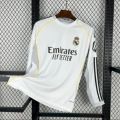 Real Madrid Away Shirt 2025-26-Long Sleeve Set Jerseys. 