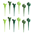 Fruit Forks Set Party Dessert Cactus Appetizer Picks Portable Food Kids Sticks Cafe Reusable Decorative Toothpicks Set. 