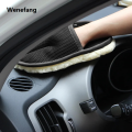 Wenefang Car Styling Thicken Wool Soft Car Washing Gloves Cleaning Fifty percent discount Brush Motorcycle Washer Care Products car Universal. 