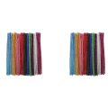 800Pcs Pipe Cleaners 10 Assorted Colors Chenille Stems Craft Supplies Glitter Pipe Cleaners for DIY Art Crafts. 