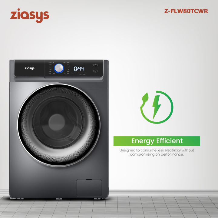 ZIASYS%208KG%20Front%20Load%20Smart%20Washing%20Machine%20-%20Z-FLW80TCWR%20-%20Image%203