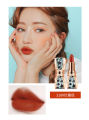 Hengfang sparkling star diamond bow lipstick lip gloss set boxed affordable brand student bean paste ox blood color 9402. 