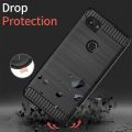 Carbon Fiber Case for Google Pixel 2 XL -  Thin Soft Flexible TPU Silicone Skin Rubber r Anti-Scratch Shockproof Protective Cover. 