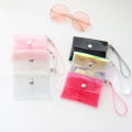 Fashion Clear Waterproof Pvc Women Men Credit Id Card Storage Bag Coin Purse Zhongweirui. 