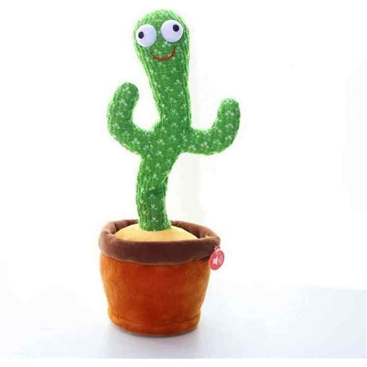 Dancing Cactus Toy Cactus Plush Toys Interesting Children's Toys Children's Early Education Toy Dancing Cactus Plush Toys With Light Funny Singing