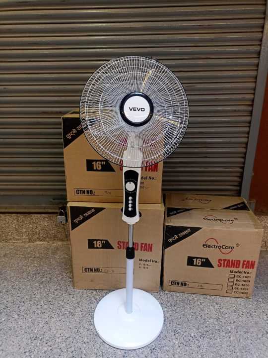 Wega/Vevo Stand Fan With Timer Heavy Base