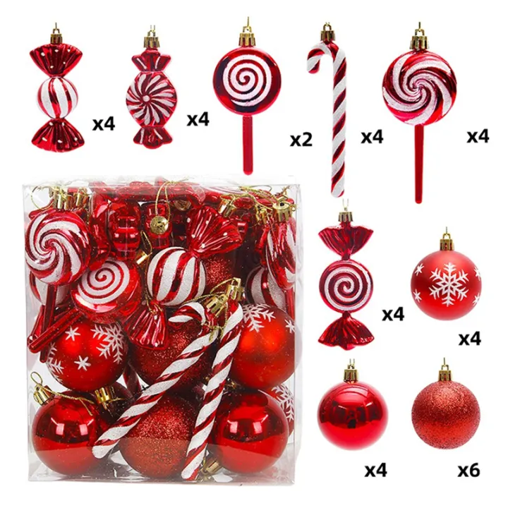 36Pcs%20Christmas%20Tree%20Hanging%20Pendants%20Christmas%20Spheres%20Silver%20-%20Image%204