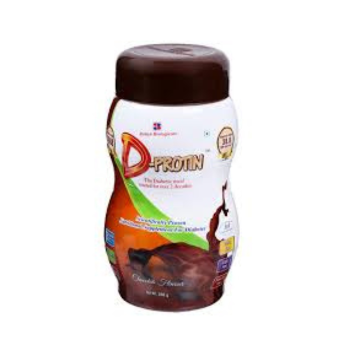 D protin Chocolate Protein Nutritional Supplement For Diabetes | chocolate diabetic powder | diabetes protein powder 500g | antioxidant protein drink | diabetic powder drink | British Biologicals D-Protin | diabetes care supplement