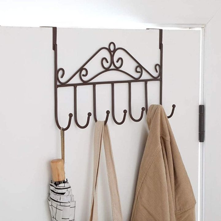 Over The Door Hanger with Hooks for Clothes, Over Door Hooks