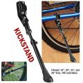 Durable Single Leg Kickstand Universal Mountain Bike Kickstand Aluminum 26cm-36cm Aluminum Bicycle Kick Stand Black Road Bicycle Holder MTB Road. 