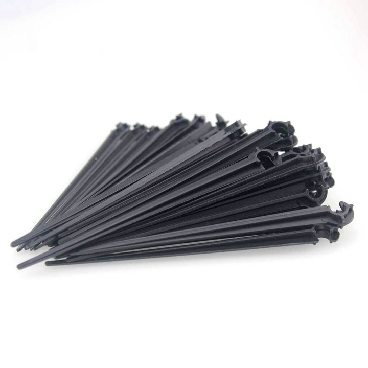 NAMUNY%20200Pcs%20Irrigation%20Drip%20Support%20Stakes%201/4%20Inch%20Tubing%20Hose%20with%2050Pcs%2016mm%20Garden%20Hose%20Bracket%20Irrigation%20PVC%20Pipe%20-%20Image%204