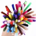 Colorful Fuzzy Wire Pipe Craft Sticks DIY Art Supplies Flower Bouquet Handmade Decoration Twisting Wire Stems Creative Hobby Set 6MM 30 CM 100 Piece Set. 