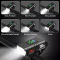 Durable USB Bicycle Front Rear Lamp Set Rechargeable Illumination Bicycle T6 LED Torch Battery Display Water Proof Mountain Bike Lights Camping. 