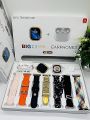 I20 Ultra Max Suit Smart Watch with ANC Earbuds Gift Box Ultra 10+1 Smartwatch with 7 Straps Case 2.3 Inch | HD Display | Bluetooth Calling | Sports Mode. 