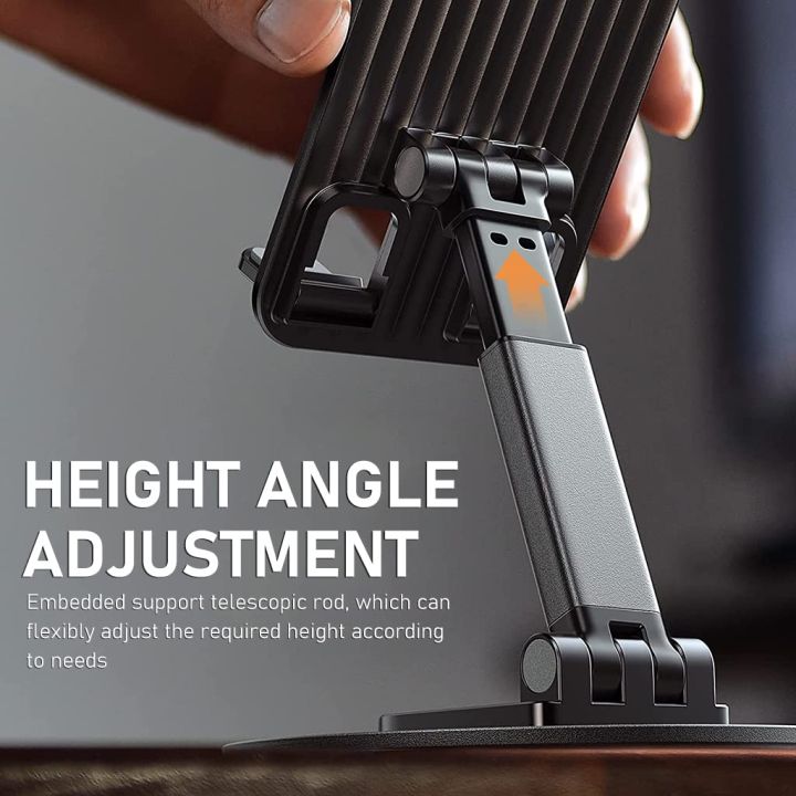 Alloy%20Mobile%20Phone%20Stand%20Holder%20360%C2%B0%20Rotatable%20Mobile%20Stand%20for%20Table%20Mobile%20Holder,%20Adjustable%20Height%20&%20Tilting,%20Metal%20base%20plastic%20body%20Phone%20Stand%20-%20Image%203