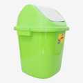 Green Color Gem Plastic Swing Dustbin 409. 