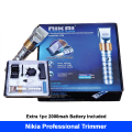 NIKAI Steel Professional Rechargeable Hair and Beard Trimmer NK-1750,Extra 1 Pcs 2000 MAH Battery. 