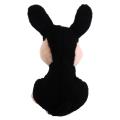 Birthday gift bitten by dog doll puppy barking can learn plush toy black dog kids toy electric bee dog talking electric bee simulation being stung by a bee singing toy. 