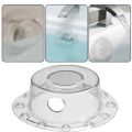 New PVC Bath Overflow Drain Cover Transparent Add Extra Inches Water Bathroom Accessories Tub Warmer Anti-overflow Drainage Cap Bottomless Bathtub. 