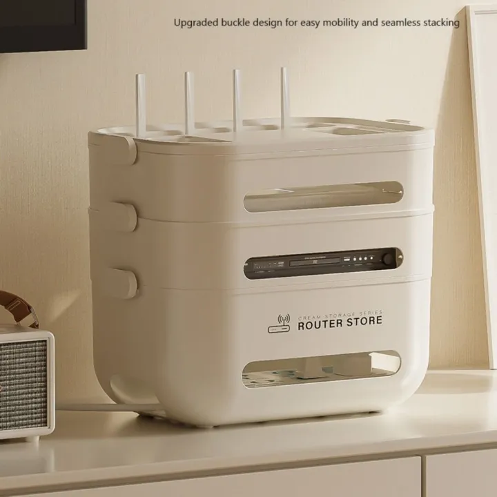 Practical%20Multi-layer%20Router%20Storage%20Box%20Detachable%20Discreet%20Storage%20TV%20Cable%20Organizer%20Space-Saving%20Cable%20Management%20Hidden%20Shelf%20-%20Image%206