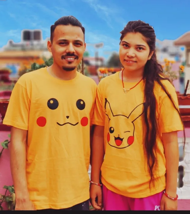 Binay%20Embroidery%20Pikachu%20Printed%20Couple%20Set%20T-Shirt%20For%20Men%20&%20Women%20-%20Fashion%20%7C%20T-Shirts%20%7C%20Unisex%20%7C%20Upper%20Wear%20%7C%20-%20Image%203