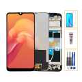 100% Tested LCD Screen For OPPO A16 LCD Display Touch Screen Digitizer For OPPO A16S LCD With Frame Replacement High Quality With Free Tools. 