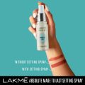 Lakme Absolute Made To Last Setting Spray (60ml). 
