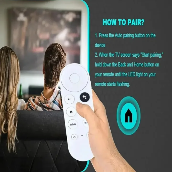 NEW%20G9N9N%20Replacement%20Remote%20Control%20New%20G9N9N%20Chromecast%20Remote%20Replacement%20For%20Google%20TV%20Chromecast%204K%20Snow%20Streaming%20Media%20Player%20-%20Image%203