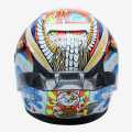 Multicolor Motorax  Full-face Helmet. 