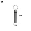 Aluminum Pill Box Case Bottle For Traveling Camping Container Keychain Maoxiu. 