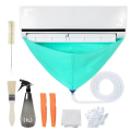 Wall Mounted Dust Washing Mini Split Ac Cleaning Kit Conditioner Cover Waterproof with Drain Pipe Clean Protector. 