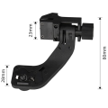 J-Arm Adapter Bracket for PVS14 Night Vision Device Adapter Conversion Kit for Connecting Dump Truck Mounts, Easy to Use. 