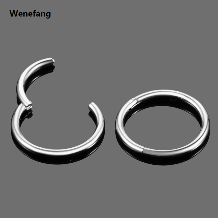 Wenefang%201PC%20Titanium%2020G%20Hinged%20Segment%20Nose%20Septum%20Rings%20Body%20Clips%20Hoop%20For%20Women%20Men%20Cartilage%20Helix%20Lip%20Eyebrow%20Piercings%20Jewelry%20-%20Image%204