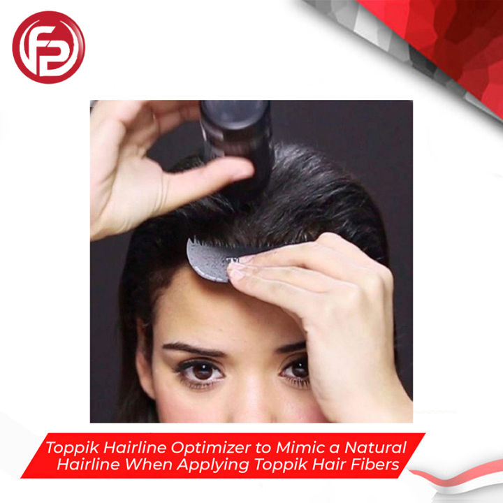 Toppik%20Hairline%20Optimizer%20Hair%20Comb%20to%20Mimic%20a%20Natural%20Hairline%20When%20Applying%20Toppik%20Hair%20Fiber%20-%20Image%204