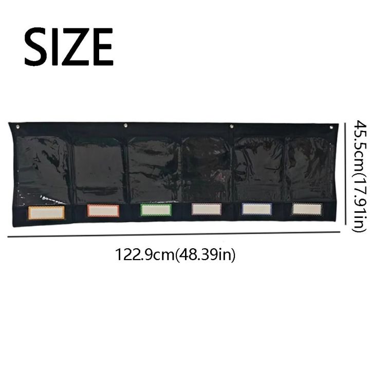 Lightweight%20Sturdy%20Horizontal%20Storage%20Pocket%20Chart%20Wall%20Mounted%20with%206%20Clear%20Pockets%20Homework%20Storage%20Pocket%20Chart%20Durable%204%20Hook%20Hole%20Hanging%20Wall%20File%20Organize%20Homeschool%20Use%20-%20Image%202