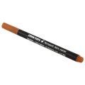 2Pcs Fabric Marker Pens Permanent Colors for DIY Textile Clothes T-Shirt Shoes Red & Brown. 